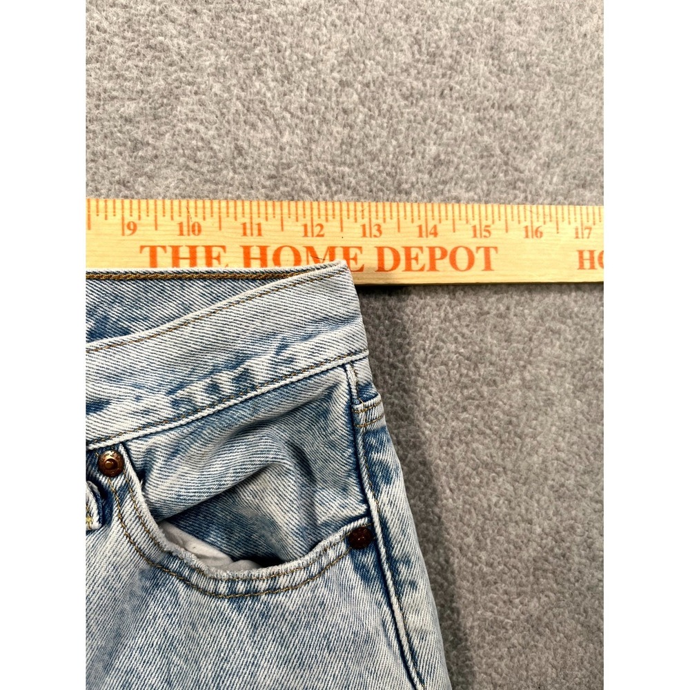 Levi's Ribcage Straight Ankle Jeans Womens 25 Blue Denim Cotton Light Wash - Picture 4 of 16